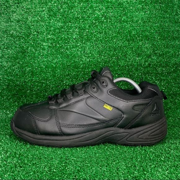 Reebok Mens MT75 Composite Toe Industrial Leather Work Shoes Sz 10.5W - Picture 1 of 8